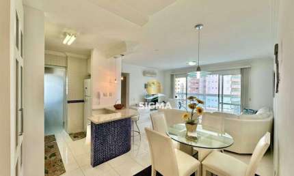 Apartamento com 2 quartos sendo 1 suíte à venda na praia das astúrias - guarujá/sp.