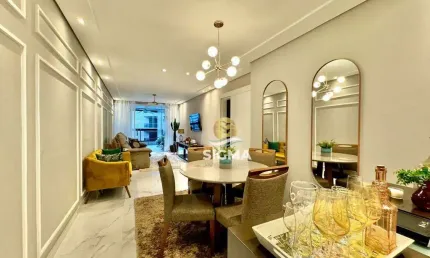 Apartamento com 3 dormitórios à venda, 113 m² por r$ 750.000,00 - pitangueiras - guarujá/sp