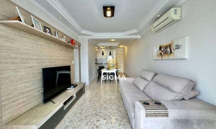 Apartamento com 3 dormitórios à venda, 90 m² por R$ 650.000,00 - Pitangueiras - Guarujá/SP