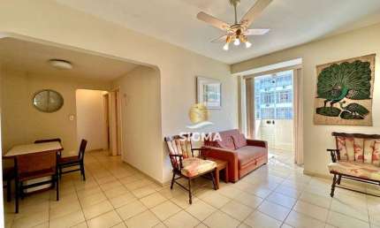 Apartamento com 2 dormitórios à venda, 65 m² por R$ 480.000,00 - Pitangueiras - Guarujá/SP