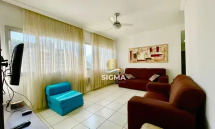 Apartamento com 3 dormitórios à venda, 100 m² por r$ 550.000,00 - pitangueiras - guarujá/sp