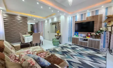 Apartamento com 3 dormitórios à venda, 110 m² por r$ 790.000,00 - jardim astúrias - guarujá/sp