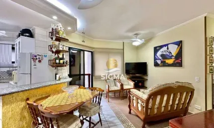Apartamento com 2 dormitórios à venda, 75 m² por r$ 600.000 - praia das astúrias - guarujá/sp