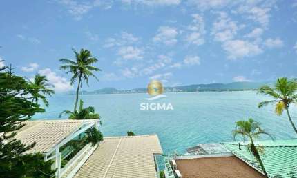 Apartamento com 3 dormitórios à venda, 200 m² por R$ 2.800.000,00 - Península - Guarujá/SP