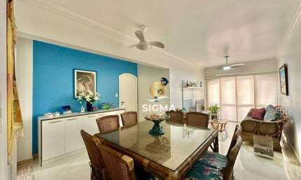 Apartamento com 3 quartos sendo 1 suíte à venda, 90 m² por R$ 650.000 - Tombo - Guarujá/SP.