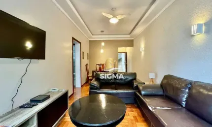 Apartamento com 2 quartos à venda na praia das pitangueiras - guarujá/sp.