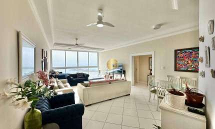 Apartamento com 3 dormitórios à venda, 180 m² por R$ 1.274.000,00 - Pitangueiras - Guarujá/SP