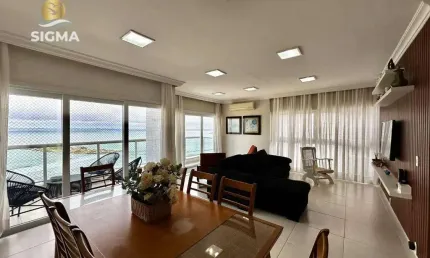 Apartamento com 3 suítes  à venda na praia das pitangueiras, guarujá.