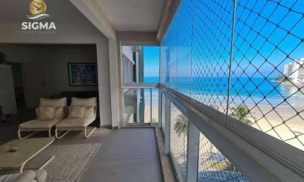 Vista mar - Apartamento à venda com 3 dormitórios - 2 vagas - Jardim Astúrias - Guarujá/SP