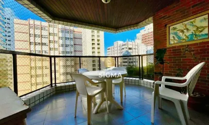 Perto do mar - apartamento com 4 quartos sendo 3 suítes à venda na praia das astúrias - guarujá/sp.