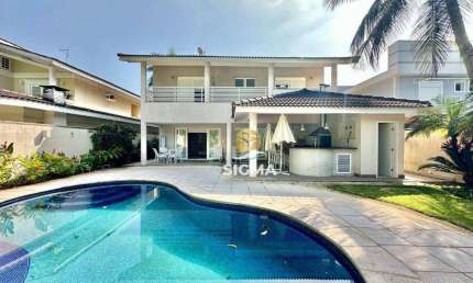 Casa com 4 suítes à venda na Praia do Pernambuco - Guarujá/SP.