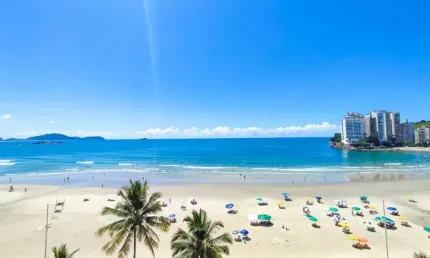 Apartamento com 4 suítes à venda na Praia das Astúrias - Guarujá/SP.
