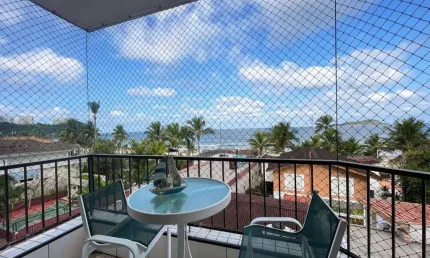 Apartamento com 3 dormitórios à venda, 137 m² por r$ 870.000,00 - tombo - guarujá/sp