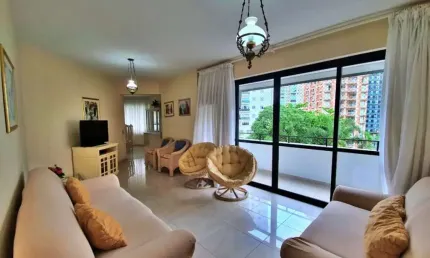 Apartamento com 3 dormitórios à venda, 140 m² por r$ 650.000,00 - pitangueiras - guarujá/sp