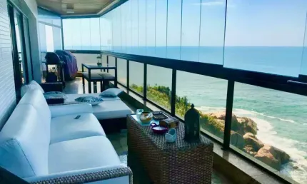 Apartamento com 4 suítes à venda  na praia das astúrias - guarujá/sp.