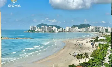 Apartamento com 4 dormitórios à venda, 160 m² por r$ 1.000.000,00 - pitangueiras - guarujá/sp