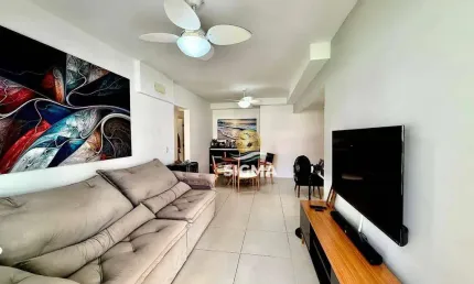 Apartamento com 3 dormitórios à venda, 118 m² por r$ 1.100.000,00 - pitangueiras - guarujá/sp