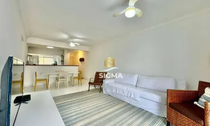 Apartamento com 2 dormitórios à venda, 90 m² por r$ 590.000,00 - pitangueiras - guarujá/sp