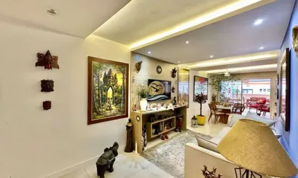 Apartamento garden com 3 quartos sendo 2 suítes à venda na praia das pitangueiras - guarujá/sp.