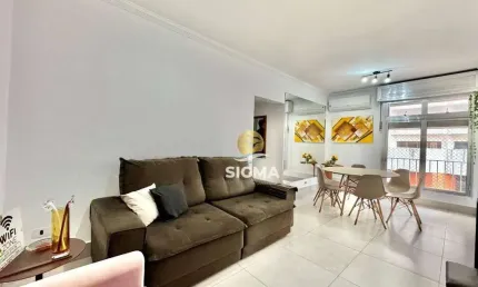 Apartamento com 2 dormitórios à venda, 54 m² por r$ 400.000,00 - pitangueiras - guarujá/sp