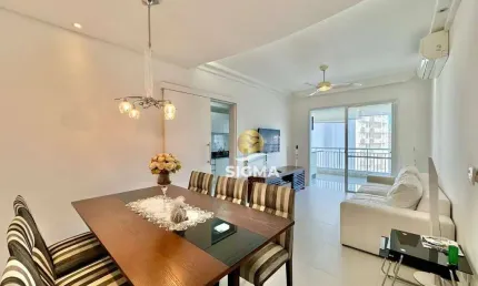 Perto do mar - apartamento com 3 quartos sendo 1 suíte à venda na praia das astúrias - guarujá/sp.