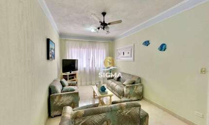 Apartamento com 3 sendo 1 suíte à venda na Praia das Astúrias - Guarujá/SP.