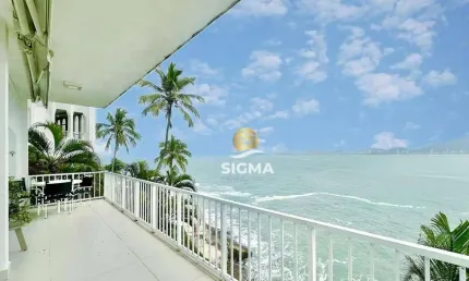 Apartamento com 3 dormitórios à venda, 160 m² por R$ 2.000.000,00 - Península - Guarujá/SP