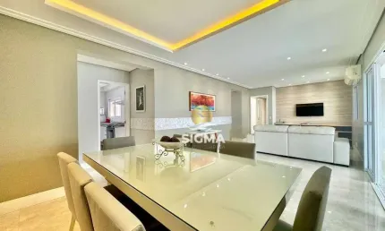Prédio novo - apartamento com 3 quartos sendo 1 suíte à venda na praia das astúrias - guarujá/sp.