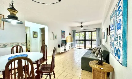 Apartamento com 2 dormitórios à venda, 80 m² - jardim astúrias - guarujá/sp