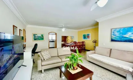 Apartamento com 3 quartos sendo 1 suíte à venda na Praia das Pitangueiras - Guarujá/SP.