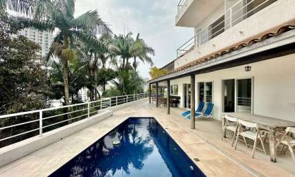 Casa em condomínio fechado com 4 quartos à venda na Avenida Miguel Estefno, 550, Península, Guarujá