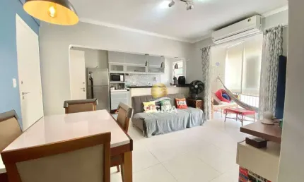 Apartamento com 1 quarto à venda na praia do tombo - guarujá/sp.