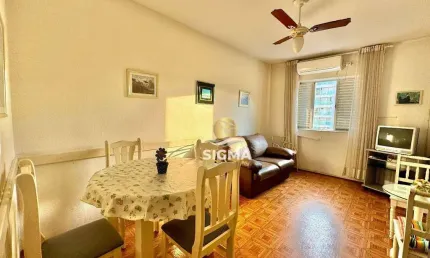 Apartamento com 1 quarto à venda na praia das pitangueiras - guarujá/sp.
