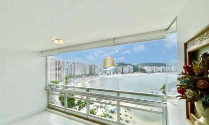 FRENTE MAR - Apartamento com 3 quartos sendo 2 suítes à venda na Praia das Astúrias - Guarujá/SP.