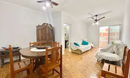 Apartamento com 2 quartos sendo 1 suíte à venda na Praia das Astúrias - Guarujá/SP.
