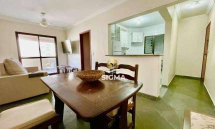 Apartamento com 2 dormitórios à venda, 80 m² por R$ 580.000,00 - Pitangueiras - Guarujá/SP