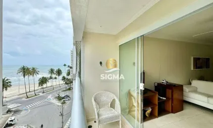Apartamento com 2 dormitórios à venda, 80 m² por r$ 550.000,00 - pitangueiras - guarujá/sp