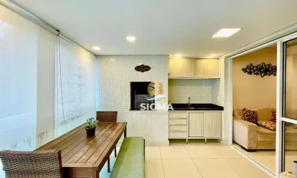 Apartamento com 3 quartos sendo 2 suítes à venda na praia das pitangueiras - guarujá/sp.