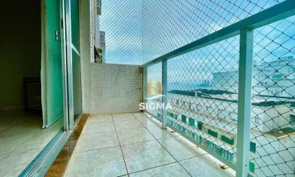 Vista mar - apartamento com 3 quartos sendo 1 suíte  à venda na praia das  pitangueiras - guarujá/sp.
