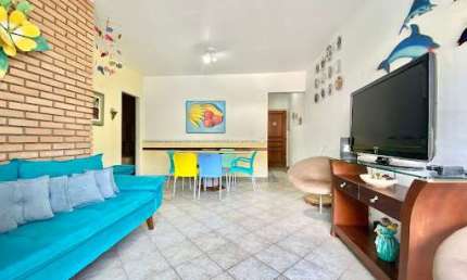 Apartamento com 3 quartos sendo 1 suíte à venda, 90 m² por R$ 460.000 - Enseada - Guarujá/SP.