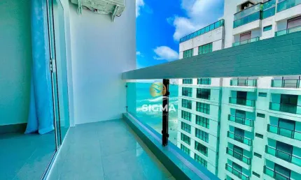 Apartamento com 2 dormitórios à venda, 80 m² por R$ 550.000,00 - Pitangueiras - Guarujá/SP