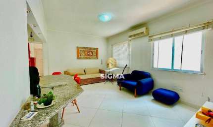 Apartamento com 3 quartos à venda 90 m² na Praia das Pitangueiras - Guarujá/SP.