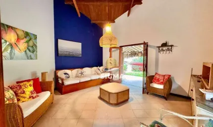 Casa com 3 suítes à venda, 280 m² por r$ 950.000 - balneário praia do pernambuco - guarujá/sp