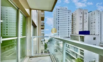 Apartamento com 3 quartos sendo 1 suíte à venda, 110 m² por r$ 660.000 - pitangueiras - guarujá/sp.