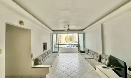 Apartamento com 4 quartos sendo 1 suíte à venda, 130 m² por R$ 800.000 - Pitangueiras - Guarujá/SP.
