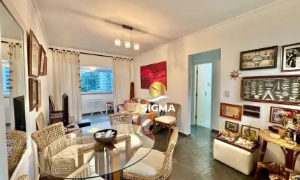 Apartamento com 2 sendo uma suíte  à venda, 70 m² por r$ 480.000 - pitangueiras - guarujá/sp
