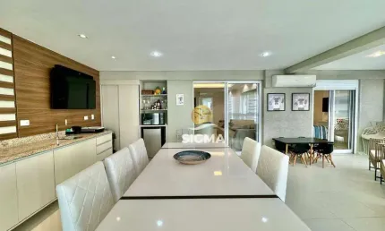 Apartamento com 3 suítes  à venda, 135 m² por r$ 1.500.000 - praia das pitangueiras - guarujá/sp.