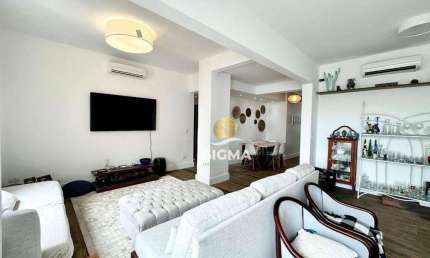 Apartamento com 3 quartos à venda, 116 m² por R$ 680.000 - Pitangueiras - Guarujá/SP.