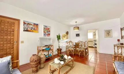 Apartamento com 3 quartos sendo 1 suíte à venda, 120 m² por r$ 520.000 - pitangueiras - guarujá/sp.