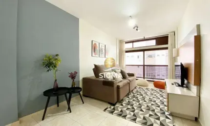 Apartamento com 3 dormitórios à venda, 90 m² por R$ 480.000 - Pitangueiras - Guarujá/SP.